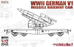 MODELCOLLECT UA72171 - 1:72 WWII German V1 Missile Railway Car