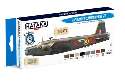 Przejdź do produktu HATAKA BS102 - Zestaw farb RAF Bomber Command