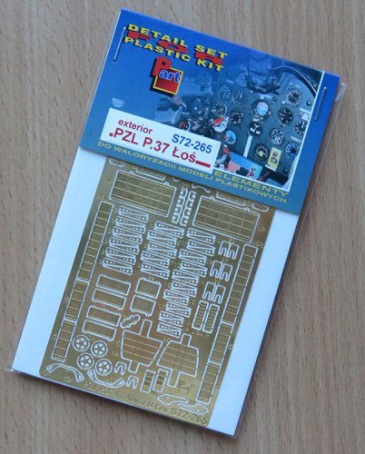 Przejdź do produktu PART S72265 - 1:72 PZL P.37 Łoś - exterior