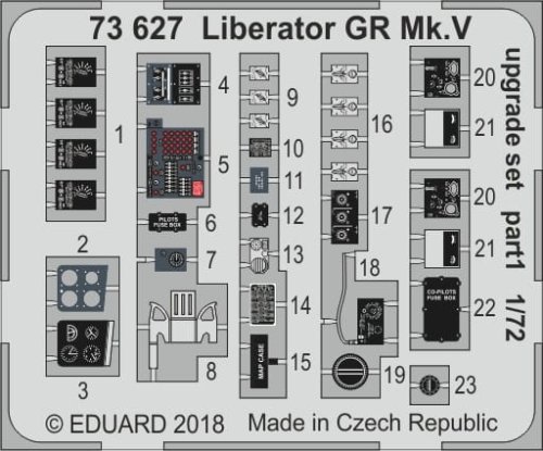 Przejdź do produktu EDUARD 73627 - 1:72 Liberator GR Mk.V upgrade set