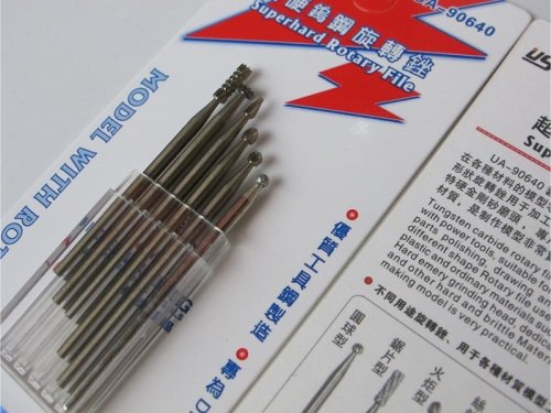 Przejdź do produktu U-STAR UA90640 - Zestaw frezów - Superhard Rotary File 6in1