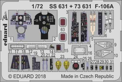 Przejdź do produktu EDUARD SS631 - 1:72 F-106A