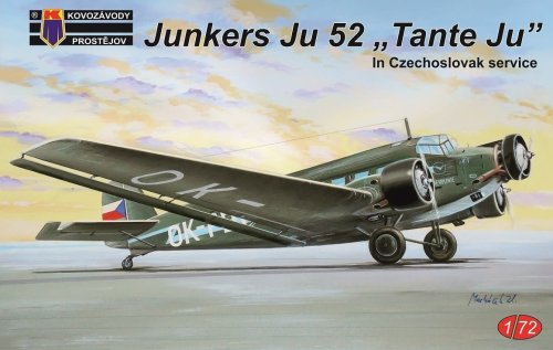 Przejdź do produktu KOVOZAVODY 0127 - 1:72 Junkers Ju-52 in Czechoslovak service