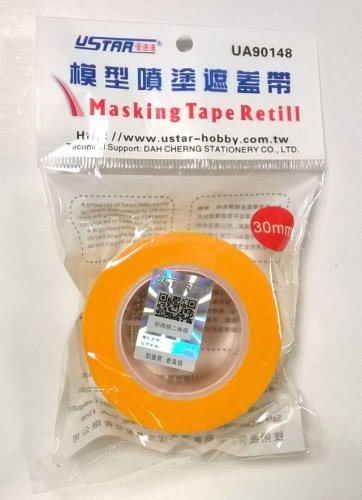 Przejdź do produktu U-STAR UA90148 - Taśma maskująca szer.30 mm - Masking Tape 30mm
