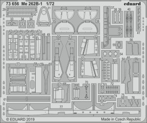 Eduard 73656 - 1:72 Me 262B-1