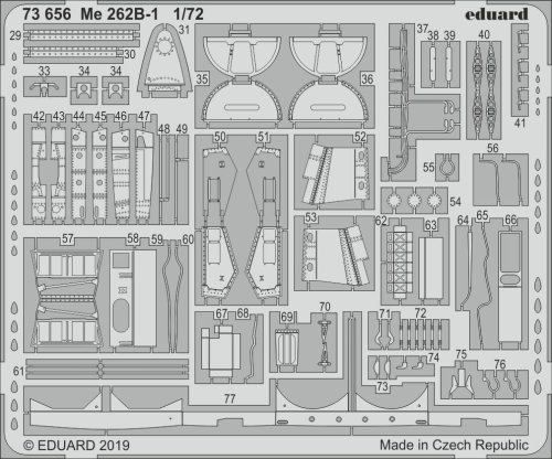 Przejdź do produktu Eduard 73656 - 1:72 Me 262B-1
