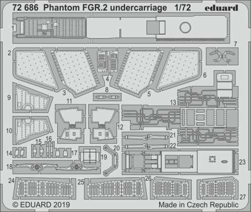 Przejdź do produktu Eduard 72686 - 1:72 Phantom FGR.2 undercarriage