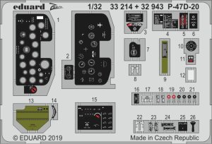 EDUARD 33214 - 1:32 P-47D-20