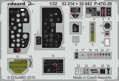 Przejdź do produktu EDUARD 33214 - 1:32 P-47D-20