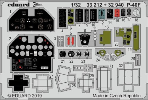 Przejdź do produktu EDUARD 33212 - 1:32 P-40F