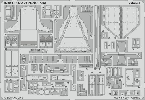 Przejdź do produktu EDUARD 32943 - 1:32 P-47D-20 interior