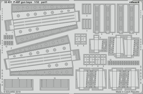 Przejdź do produktu EDUARD 32431 - 1:32 P-40F gun bays