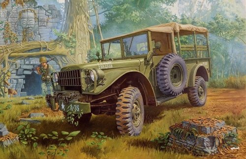 Przejdź do produktu RODEN 806 - 1:35 M37 US 3/4 ton 4x4 Cargo Truck