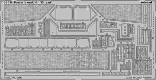 Przejdź do produktu EDUARD 36356 - 1:35 Panzer IV Ausf. H