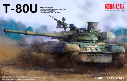 Przejdź do produktu RPG MODEL 35001 - 1:35 T-80U Russian Main Battle Tank