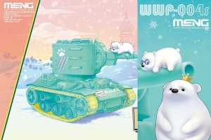 MENG MODEL WWP004S - KV-2 Soviet Heavy Tank & Bear