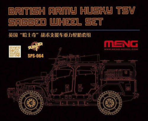 Przejdź do produktu MENG MODEL  SPS064 - 1:35 British Army Husky TSV Sagged Wheel Set