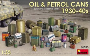 MINIART 35595 - 1:35 Oil & Petrol Cans 1930-40s