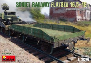 MINIART 35303 - 1:35 Soviet Railway Flatbed 16,5-18t