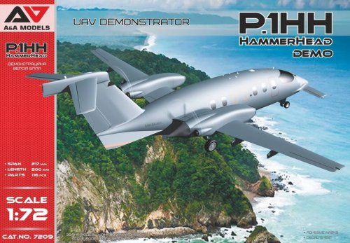Przejdź do produktu A&A MODELS 7209 - 1:72 P1.HH Hammerhead UAV Demonstrator