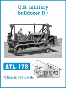 Friulmodel ATL-178 - 1:35 Metalowe gąsienice U.S. Military Bulldozer D7