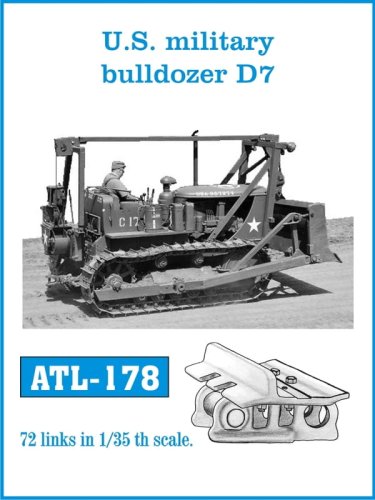 Przejdź do produktu Friulmodel ATL-178 - 1:35 Metalowe gąsienice U.S. Military Bulldozer D7