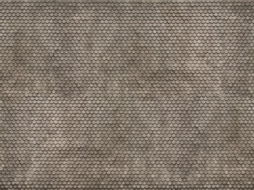 Przejdź do produktu NOCH 56691 - 3D Cardboard Sheet - Plain Tile, grey - Dachówki