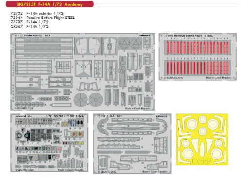 Przejdź do produktu EDUARD BIG72158 - 1:72 F-14A