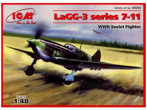 Przejdź do produktu ICM 48093 - 1:48 LaGG-3 series 7-11 WWII Soviet Fighter