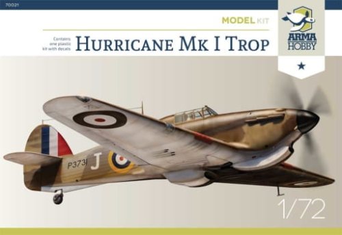 Przejdź do produktu ARMA HOBBY 70021 - 1:72 Hurricane Mk I Trop - Model Kit