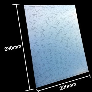 U-STAR UA80202 - Metalowa mata do cięcia masek - kamuflaż cyfrowy