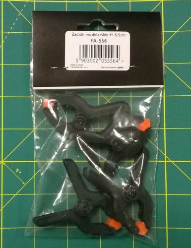 Przejdź do produktu FINE-ART FA-556 - Zaciski modelarskie #1 6,5cm 4 szt