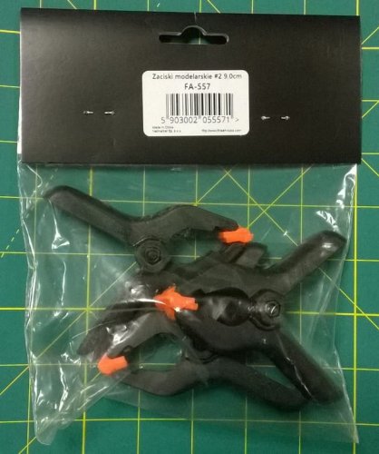 Przejdź do produktu FINE-ART FA-557 - Zaciski modelarskie #2 9,0cm 3szt