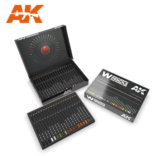 Przejdź do produktu AK INTERACTIVE 10047 - Weathering Pencils - Deluxe Edition Box - zestaw 37 kredek do weatheringu