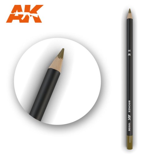 Przejdź do produktu AK INTERACTIVE 10036 - Weathering Pencil - Bronze - kredka do weatheringu