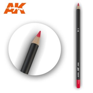 AK INTERACTIVE 10031 - Weathering Pencil - Red - kredka do weatheringu