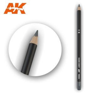 AK INTERACTIVE 10024 - Weathering Pencil - Dark Grey - kredka do weatheringu