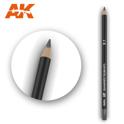 Przejdź do produktu AK INTERACTIVE 10018 - Weathering Pencil - Gun Metal (Graphite) - kredka do weatheringu