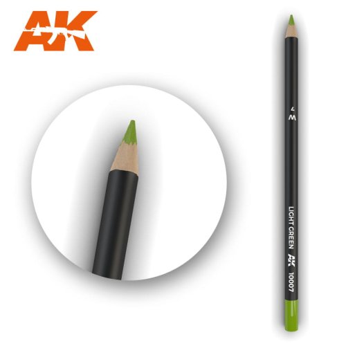 Przejdź do produktu AK INTERACTIVE 10007 - Weathering Pencil - Light Green - kredka do weatheringu