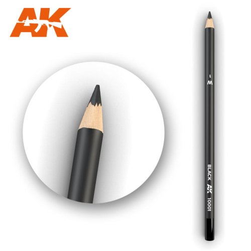 Przejdź do produktu AK INTERACTIVE 10001 - Weathering Pencil - Black - kredka do weatheringu
