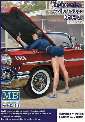 Przejdź do produktu MASTER BOX 24016 - 1:24 A short stop Kit No2 Pin-up series