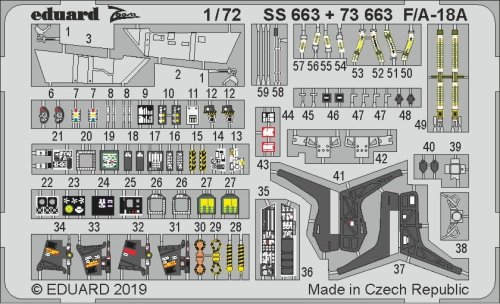 Przejdź do produktu EDUARD SS663 - 1:72 F/A-18A