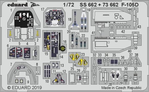 Przejdź do produktu EDUARD SS662 - 1:72 F-105D