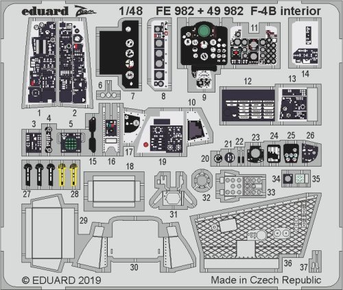 Przejdź do produktu EDUARD FE982 - 1:48 F-4B interior