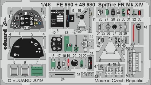 Przejdź do produktu EDUARD FE980 - 1:48 Spitfire FR Mk.XIV