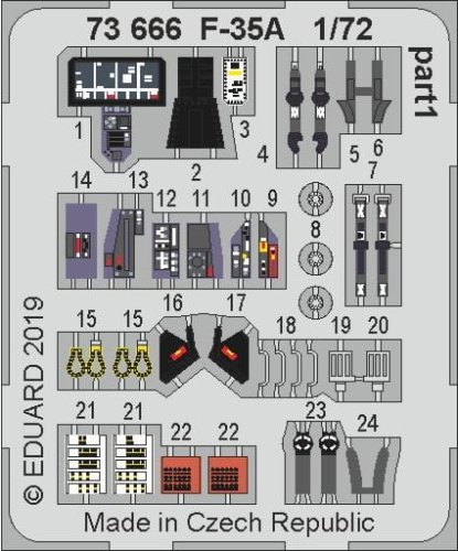 Przejdź do produktu EDUARD 73666 - 1:72 F-35A