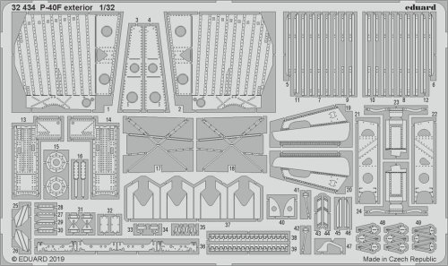 Przejdź do produktu EDUARD 32434 - 1:32 P-40F exterior