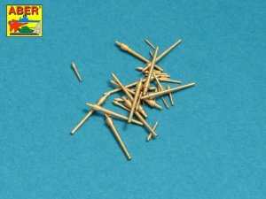 ABER 1:350L-76  - 1:350 Barrels set for Russian Cruiser Varyag 152mm x 12, 75mm x 12, 45mm x 10, 37mm x 2