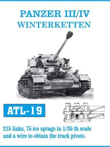 Friulmodel ATL-019 - 1:35 Metalowe gąsienice Panzer III / IV wersja zimowa