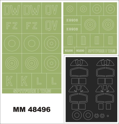 Przejdź do produktu MONTEX MM48496 - 1:48 Spitfire Mk.I